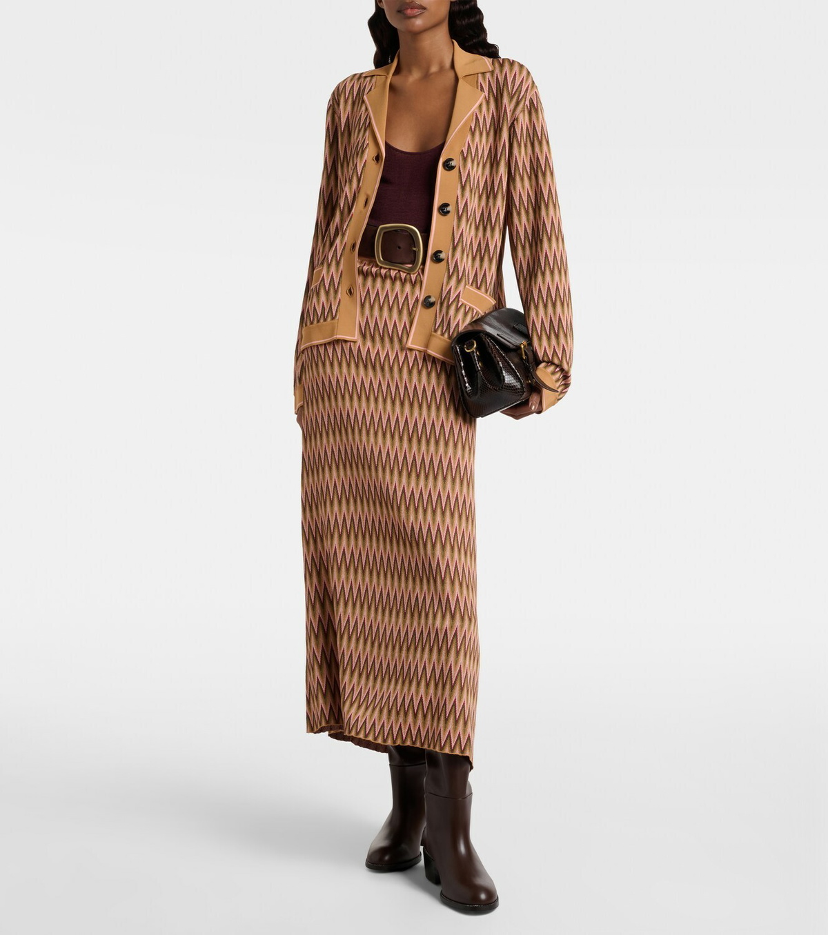 Rixo Quinley jacquard cardigan