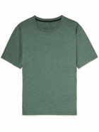 ON - Logo-Appliquéd Stretch-Cotton and Modal-Blend Jersey Running T-Shirt - Green