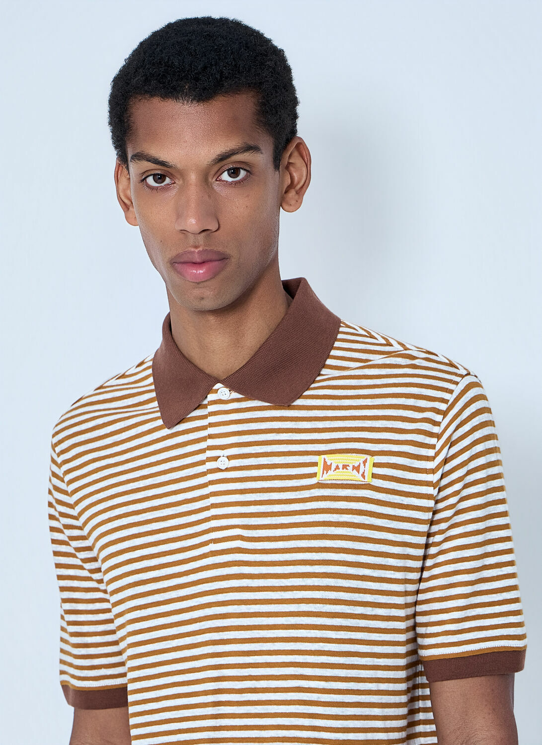 Marni Striped Polo Shirt