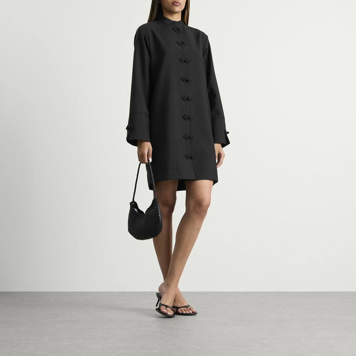 Róhe Women's Pankou Closure Dress in Black