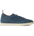 Loro Piana - Soho Walk Nubuck Sneakers - Blue