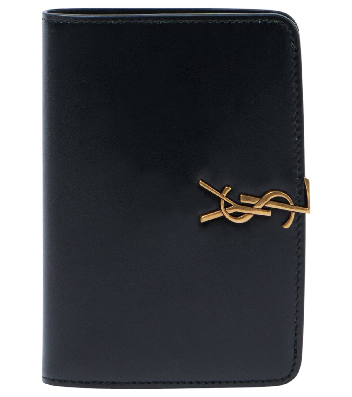 『SAINT LAURENT』Logo Leather Card Holder〔375949BXRE6〕 SAINT LAURENT Logo-Print Leather Cardholder for Men | MR PORTER