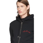 Alexander McQueen Black Vintage Loopback Hoodie