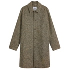 Wax London Men's Stan Tweed Coat in Brown