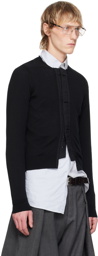 HODAKOVA Black Round Neck Cardigan