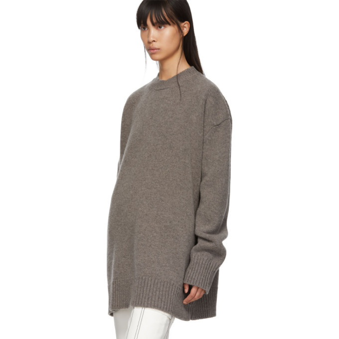 Studio Nicholson Brown Oversized Yocto Sweater Studio Nicholson