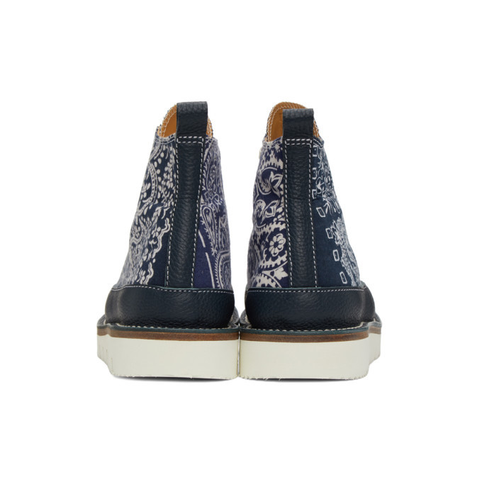 Children of the Discordance Navy Recouture Edition Bandana Boots