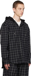 mastermind JAPAN Black Hooded Shirt