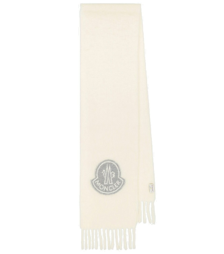 Photo: Moncler - Logo wool-blend scarf