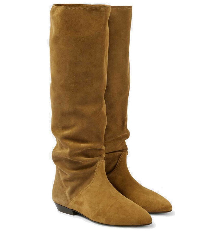 Photo: Isabel Marant Sayla suede knee-high boots