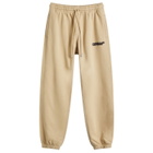 Off-White Men's Spray Arrow Cuffed Sweat Pants in Crème Brulee