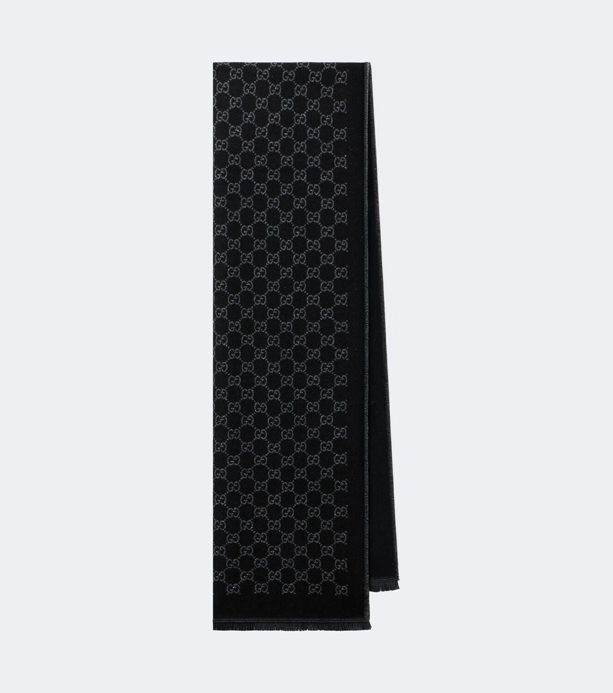 Gucci GG jacquard wool-blend scarf
