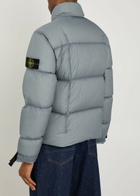 Stone Island Padded Nylon Jacket Dark Blue
