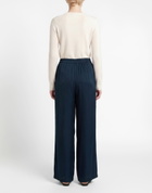 Alessia Santi Womens Pants in Midnight blue