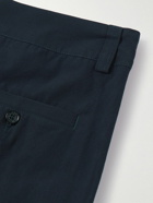 Orlebar Brown - Beckworth Pleated Cotton-Gabardine Trousers - Blue