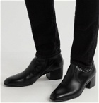SAINT LAURENT - Wyatt 60 Leather Chelsea Boots - Black