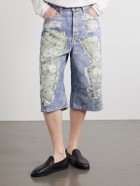 Acne Studios - Judda Rose Printed Cotton Shorts - Blue