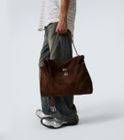 Balenciaga Rodeo suede tote bag