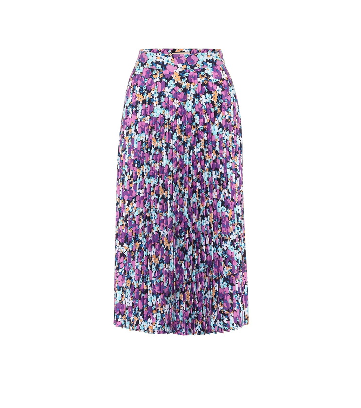 Photo: Plan C - Floral pleated midi skirt