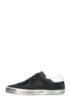 Philippe Model Prsx Low Sneakers In Black Leather