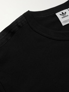 adidas Originals - R.Y.V. Webbing-Trimmed Cotton-Jersey T-Shirt - Black