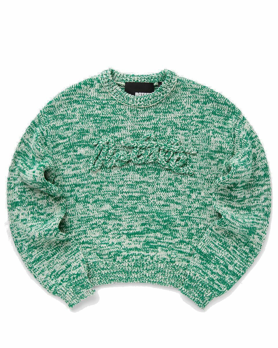 Photo: Rotate Birger Christensen Round Neck Knit Jumper Blue - Womens - Pullovers