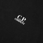 C.P. Company Men's Logo Crew Sweat in Black