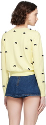 Pushbutton Yellow Ribbon Cardigan