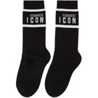 Dsquared2 Black Icon Tennis Socks