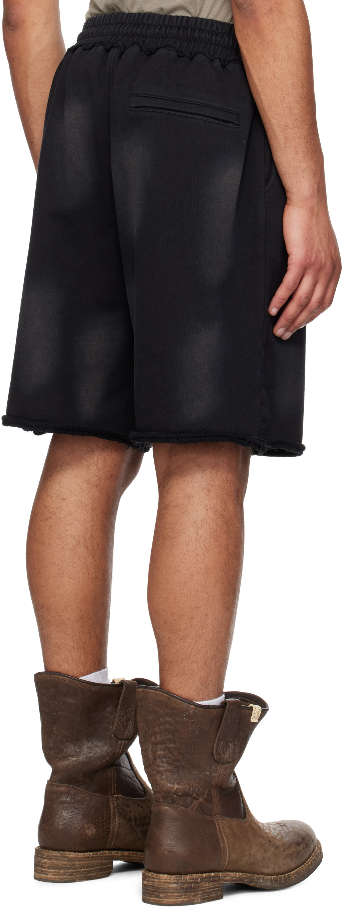 KUSIKOHC Black Dyed Shorts