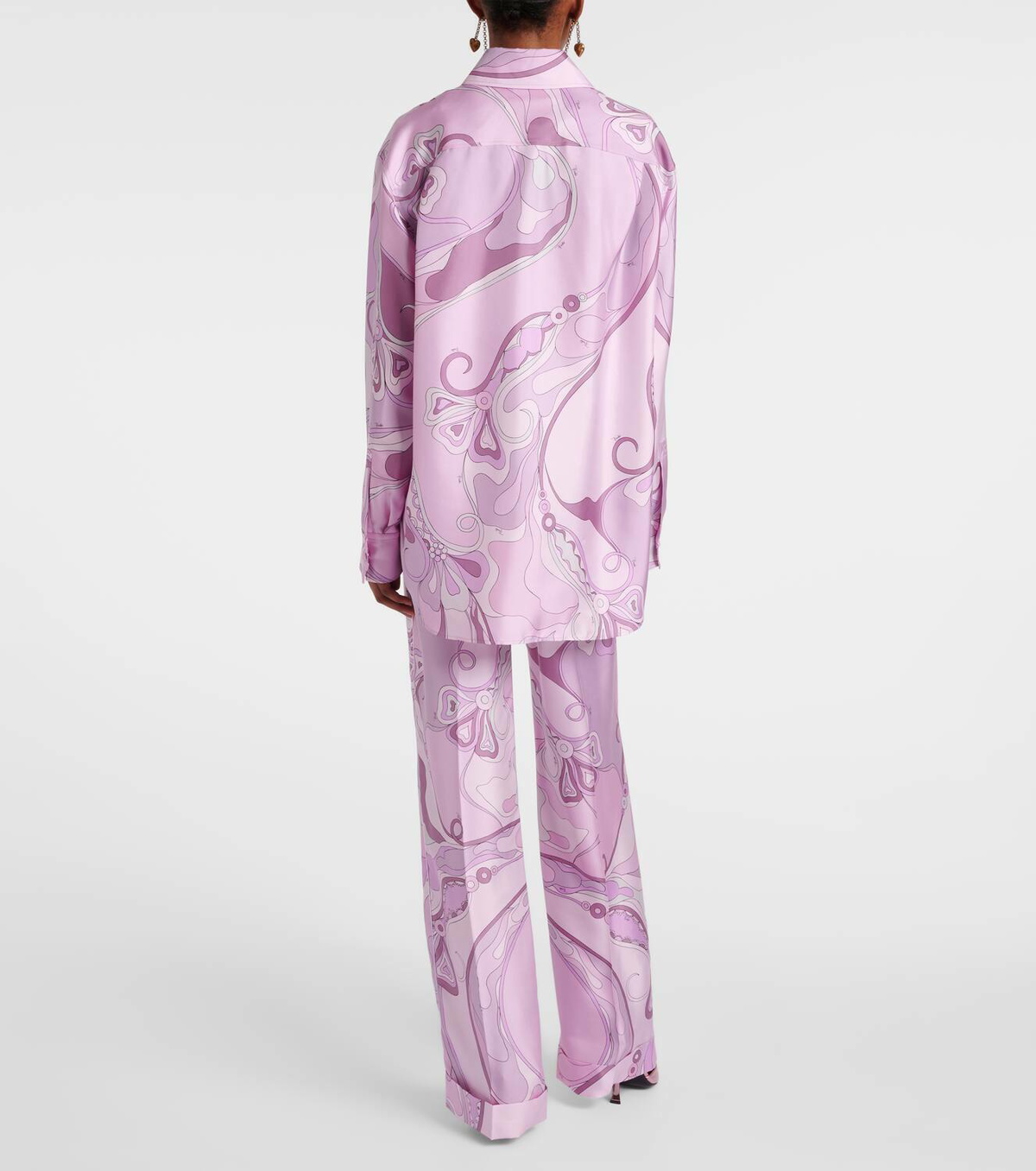 Pucci Orchidee silk twill shirt