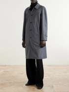 Burberry - Prince of Wales Checked Virgin Wool Car Coat - Gray