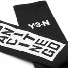 Y-3 Men's x NBHD Crew Socks in Black