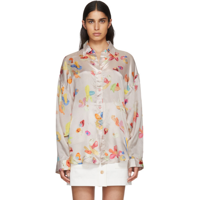 Acne Studios Bla Konst Pink Duanna M Gum Shirt Acne Studios