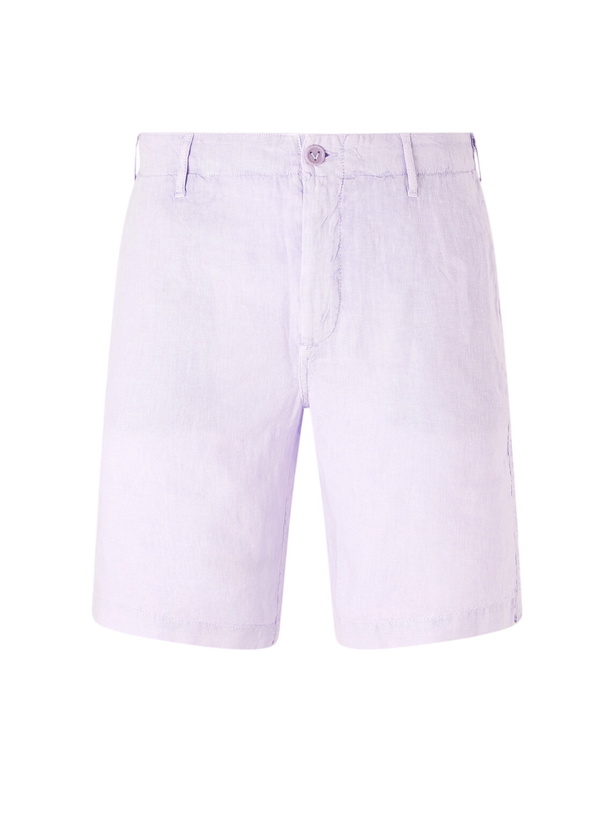 Photo: Vilebrequin - Straight-Leg Garment-Dyed Linen Shorts - Pink