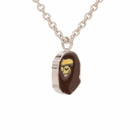 A Bathing Ape Men's Ape Head Necklace in Brown 