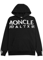Moncler Genius 6 1017 Alyx 9SM Logo Hooded Jersey Sweatshirt Black