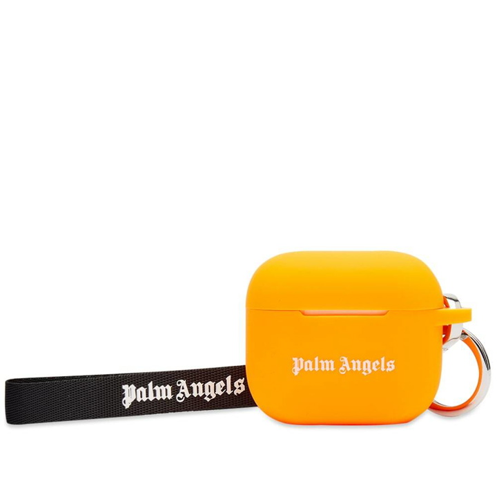 Photo: Palm Angels Men's Classic Airpod Case in Orange/White