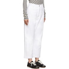 Loewe White Fisherman Jeans