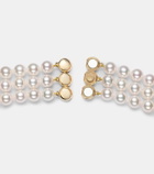 Bucherer Fine Jewellery Grace 18kt gold necklace with pearls