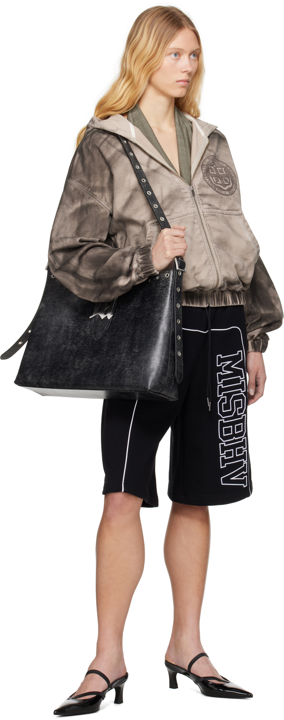 MISBHV Black Hobo Tote