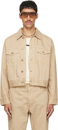 Fear of God ESSENTIALS Beige Classic Denim Jacket
