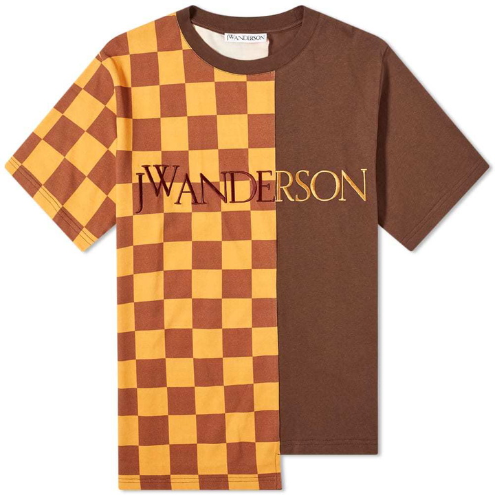 Photo: JW Anderson Checkerboard Patchwork Tee