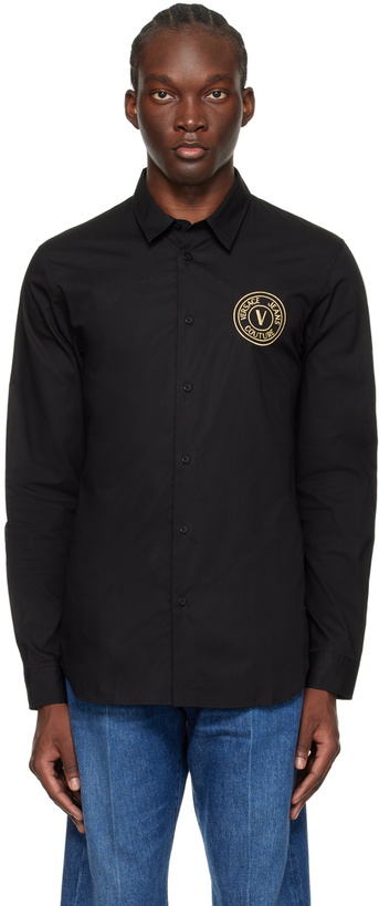 Photo: Versace Jeans Couture Black V-Emblem Shirt