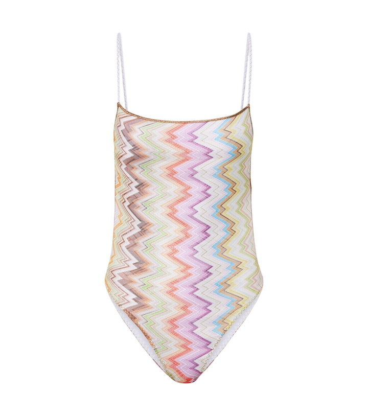 Photo: Missoni Zigzag open-back swimsuit