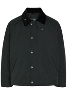 Barbour Transport Padded Cotton-blend Jacket Black