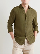 Portuguese Flannel - Linen Shirt - Green