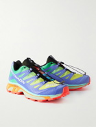 Salomon - XT-4 TPU-Trimmed Mesh Running Sneakers - Blue