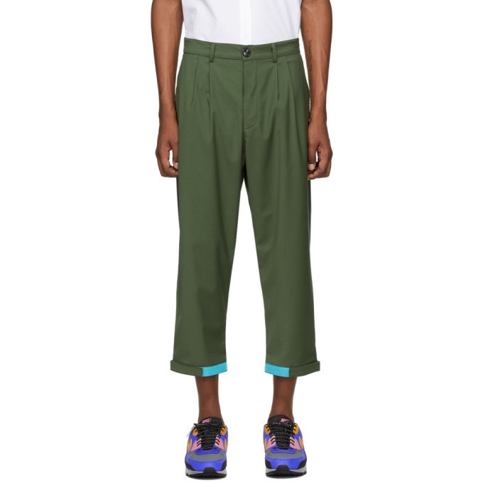 Photo: Landlord Green Cargo Suit Trousers