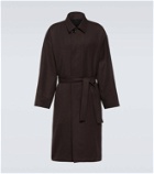 Lemaire Wool and linen gabardine overcoat